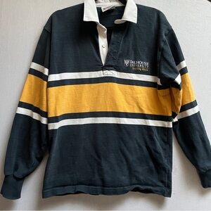 Dalhousie University Barbarian Rugby Stripe Long Sleeve Shirt Size M